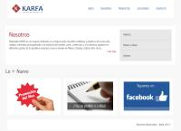 Sitio web de Materiales KARFA