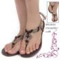 sandalia de macrame