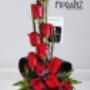 rosas en Florero