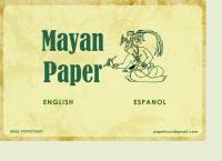 Sitio web de Mayan Paper