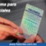 Mica holográfica para credenciales