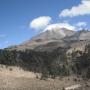 vista panoramica del volcan a 3900 msnm