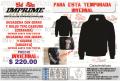 PROMOCION SUDADERAS NOVIEMBRE