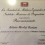 DIPLOMA PSIQUIATRA INSTITUTO NACIONAL