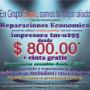 reparacion de impresoras tm-u295 y más