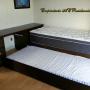 Cama doble con escritorio