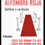 UNIFILAS Y POSTES EN RENTA, ALFOMBRAS ROJAS  V.