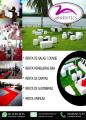 Renta de salas lounge, periqueras, carpas, pasto sintético , unifilas