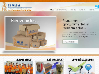 Sitio web de Cajas y empaques de cartón en Morelos (EIMSA)