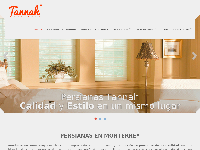 Sitio web de Persianas Tannah.
