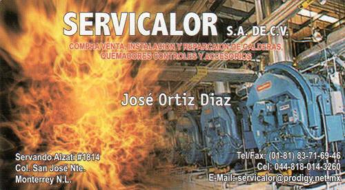 SERVICALOR S.A. DE C.V.