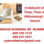 INSTALACION DE TINAS
