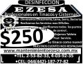 LAVADO DE TINACOS Y CISTERNAS
