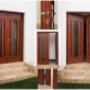 Puerta batiente doble con ventilación sifón
