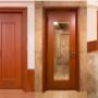 Puerta batiente multi-diseños doble vista