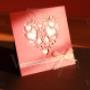 Invitaciones bodas vintage corazon