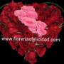 Corazon de rosas.