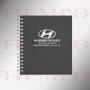 Cuaderno Forro Curpiel Grabado Logo
