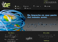 Sitio web de GF Comunicacion