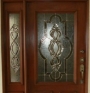 Vitrales en puerta de ingreso