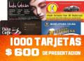 1 000 tarjetas de presentacion