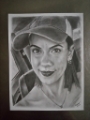 Retrato de joven conduciendo