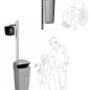 Subido por visitante en 29/10/2015 - PAPELERA MADRID 50 LITROS CON CENICERO DE ACERO INOX