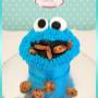 Cupcake Gigante Monstruo Come Galletas