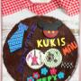 Delicioso pastel multi cumpleñero