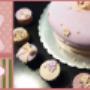 Pastel elegante elaborado en fondant