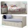 Cama doble coral