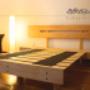 Base cama con alas, cajones colgantes y cabecera mod. Floppy