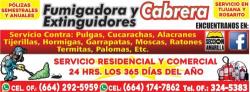 FUMIGADORA CABRERA