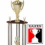 TROFEO DE TRES COLUMNAS 2 PISOS TODOS LOS DEPORTES FUTBOL BASKETBOL BEISBOL CEL 6441-39-44-84