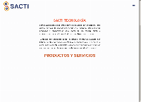 Sitio web de SACTI Centro de Negocios