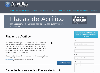 Sitio web de Placas de acrilico