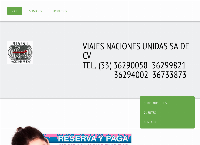 Sitio web de VIAJES NACIONES UNIDAS SA DE CV