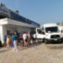 Recepcion de turistas del crucero