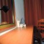 1 King bed with work desk