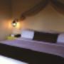 Room with a king bed
