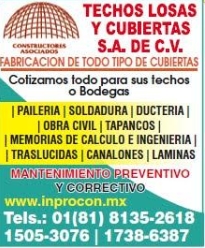Techos losas y cubiertas sa de cv