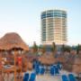 Beachfront view at Seadust Cancun Family Resort