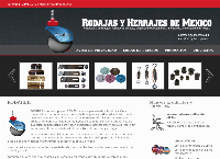 Sitio web de Rodajas y Herrajes de México