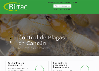 Sitio web de Fumigaciones Cancun MX
