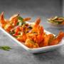 SPICY SHRIMP - succulent large shrimp, lightly fried and tossed in spicy cream sauce