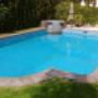 alberca residencial con jacuzi a desnivel