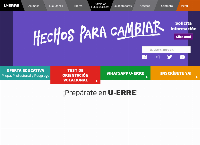 Sitio web de U-ERRE Universidad Regiomontana