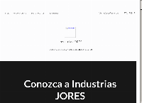 Sitio web de Industrias Jores