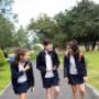 Students are part of a global learning community that includes peers and teachers from around the world.