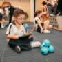 Our students are born digital. We encourage their first contact with technology to enhance their learning.